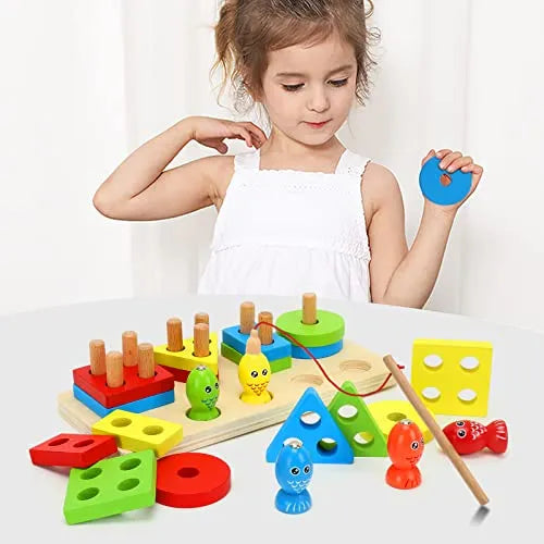 Montessori Magnetic Fish Catching Game