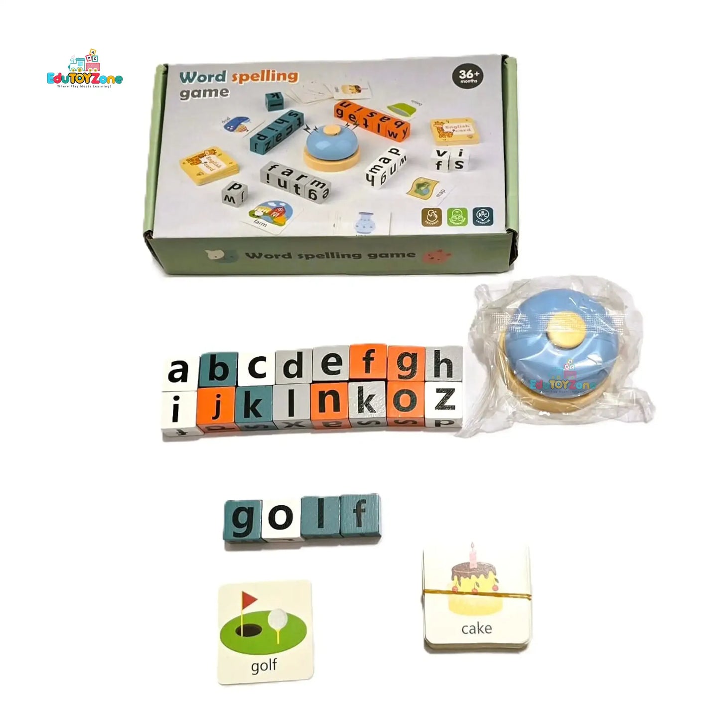 Wooden Word Spelling Game