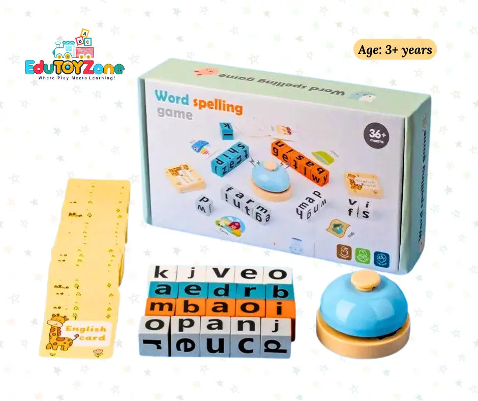 Wooden Word Spelling Game