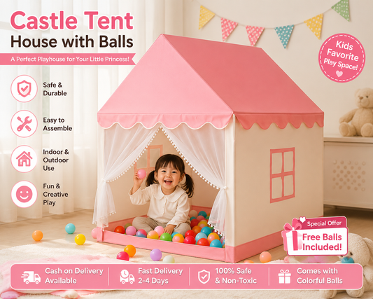 Castle Tent House with Balls