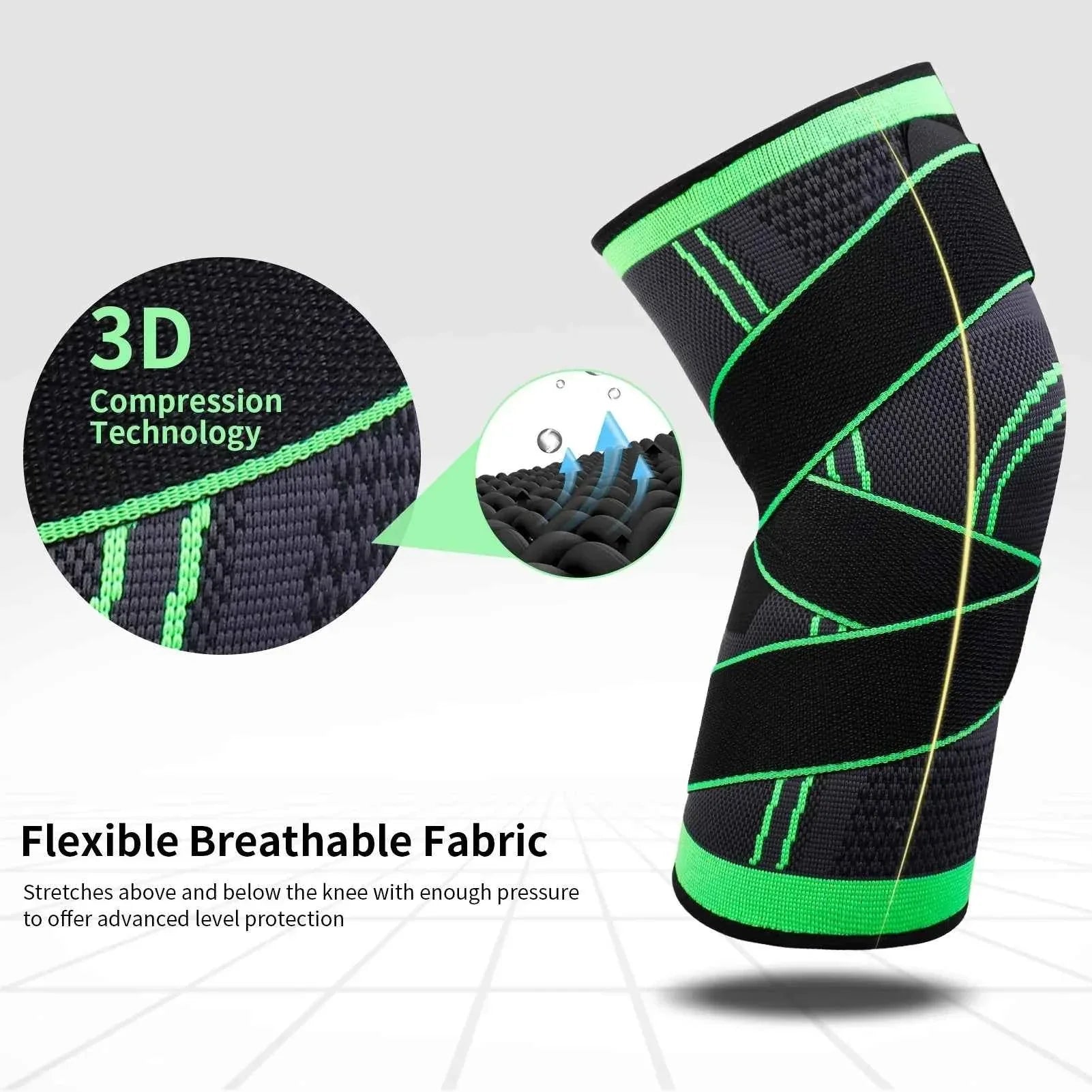 Knee Support Sleeve for Pain Relief - Men and Women (Original) - BD Drop