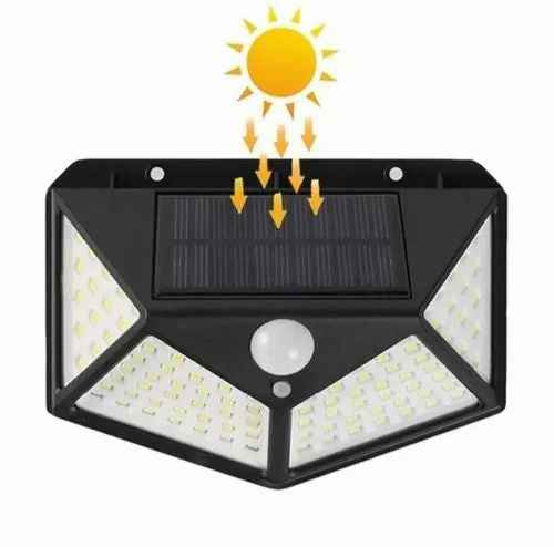 Waterproof Solar Sensor Wall Light with 100 LED - BD Drop