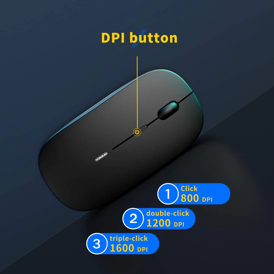 Taffware Optical Bluetooth & USB Rechargeable Wireless Mouse
