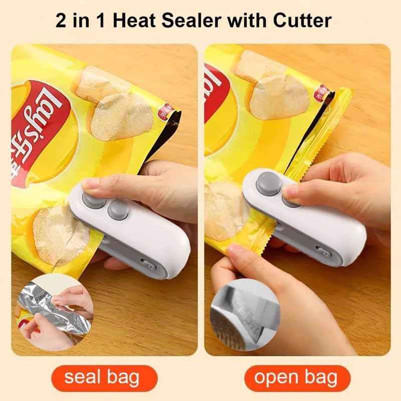 Portable Heat Sealer for Easy Food Preservation and Packaging - BD Drop