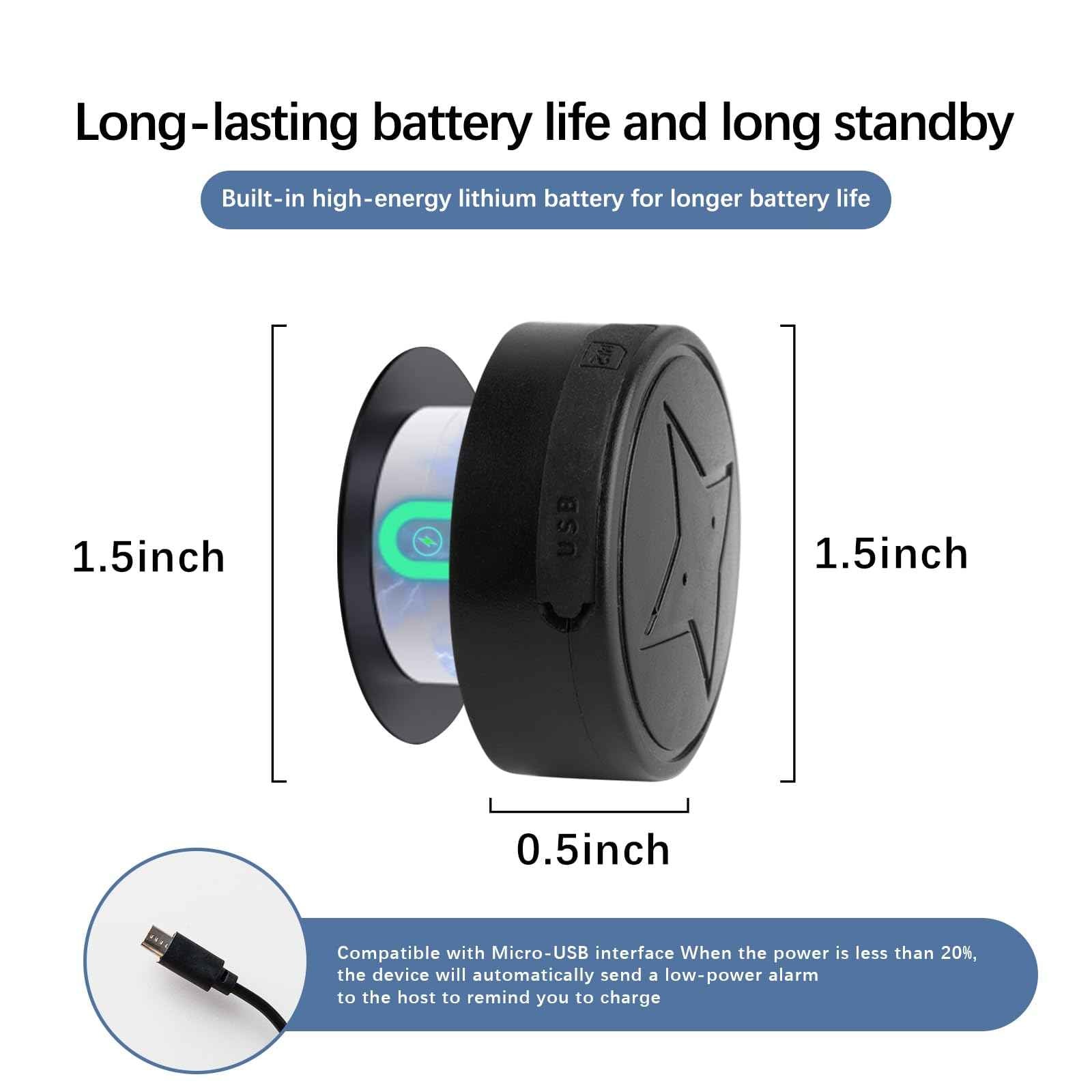 Mini GPS Tracker for Vehicles, Strong Magnetic Vehicle GPS Anti-Lost Tracker - BD Drop