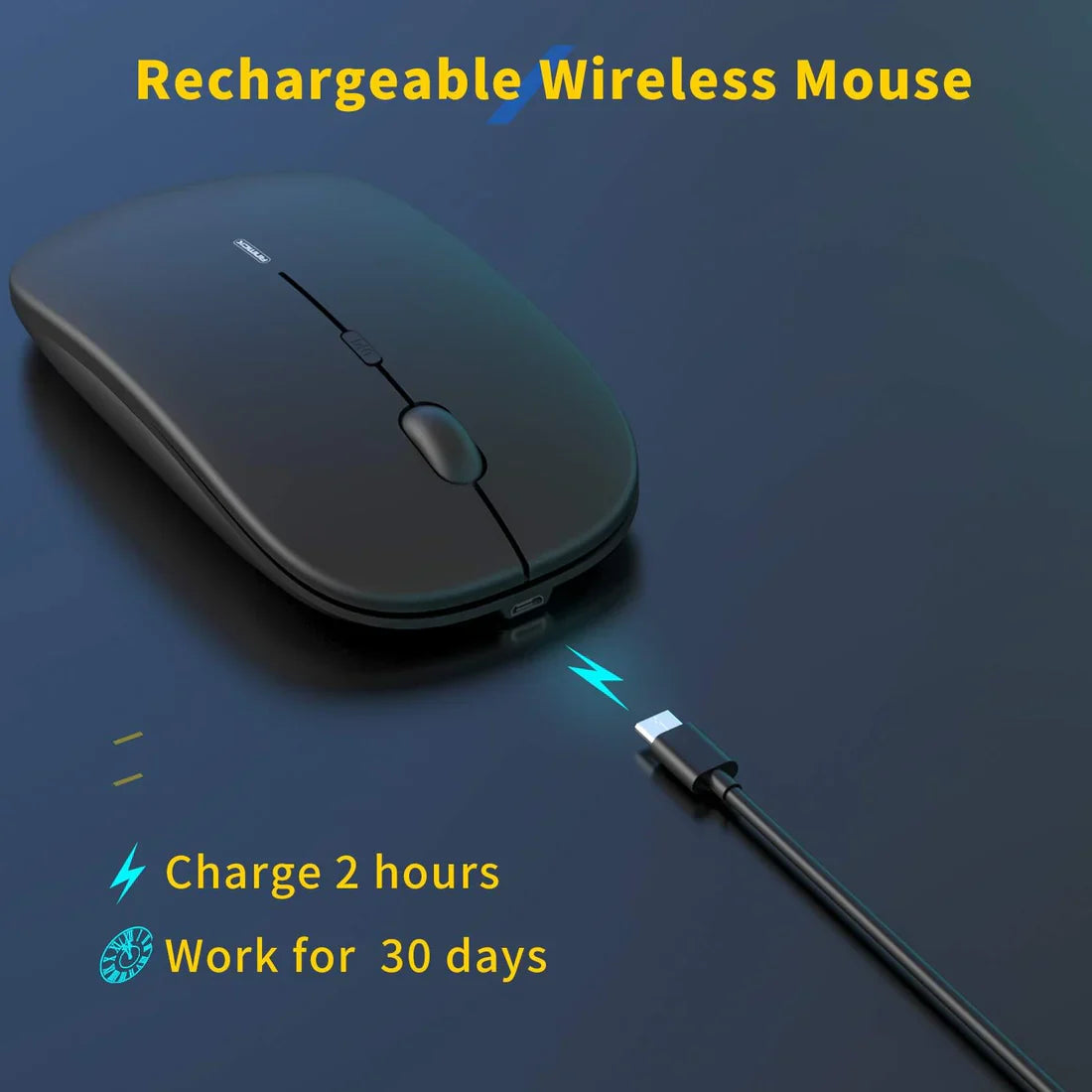 Taffware Optical Bluetooth & USB Rechargeable Wireless Mouse