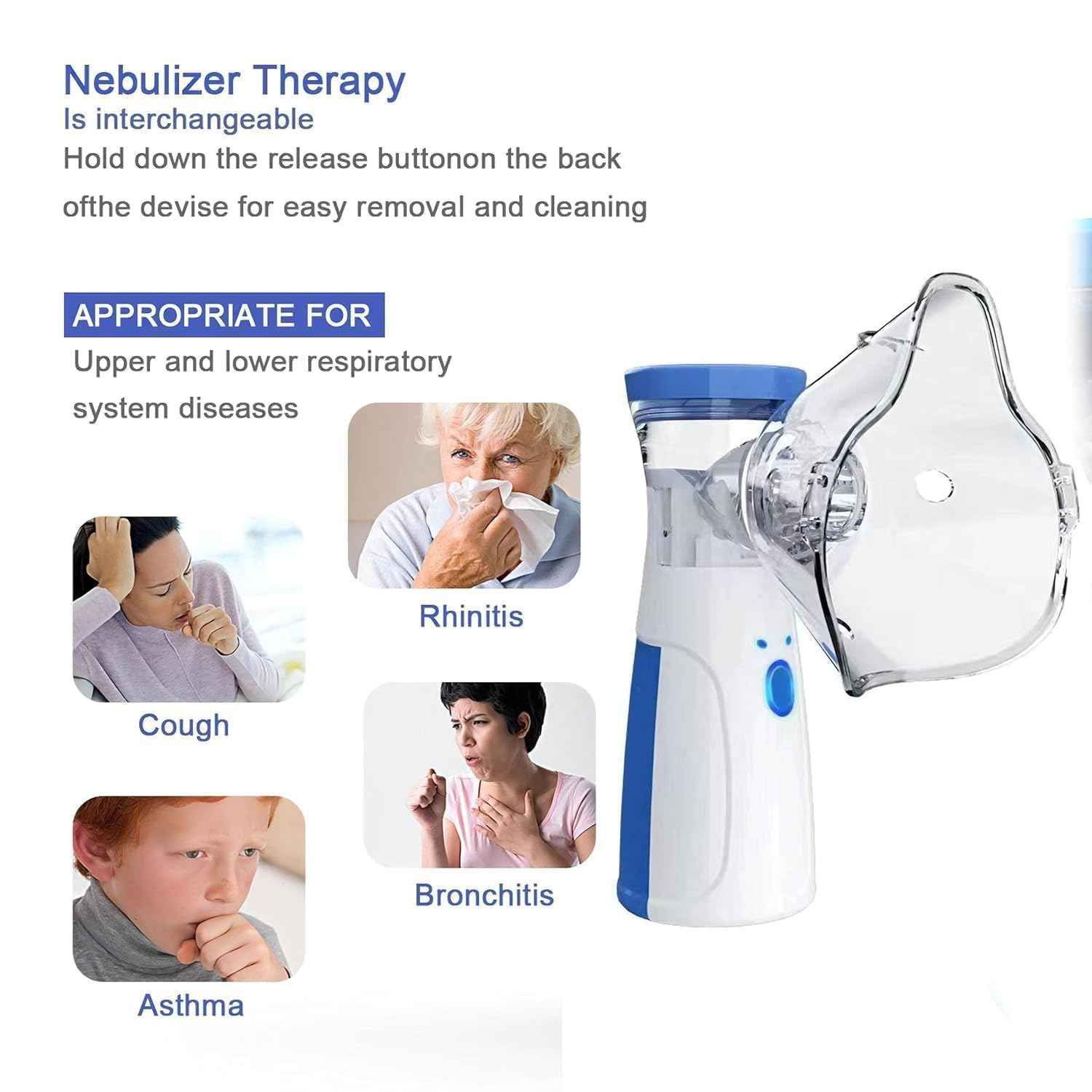 Portable Mesh Nebulizer Machine for Adults & Kids - BD Drop