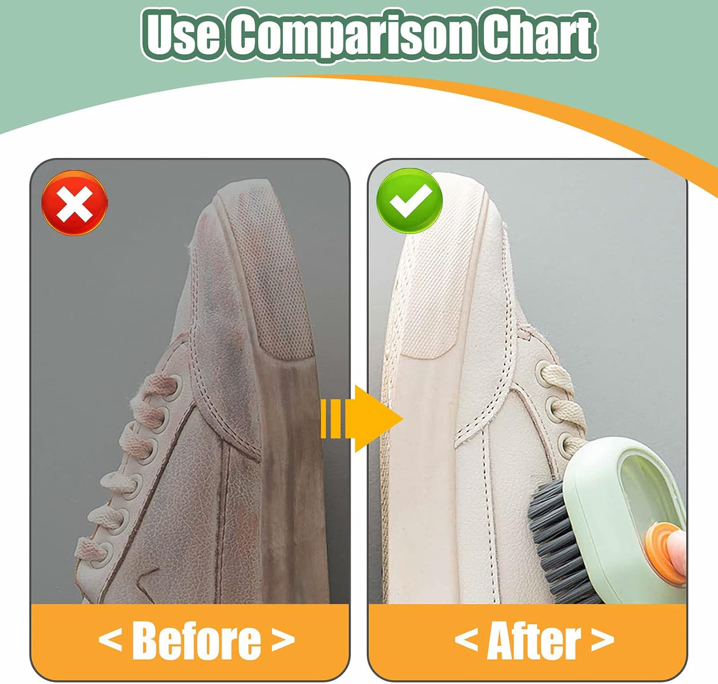 Multifunctional Liquid Shoe Cleaning Brush with Soap Dispenser