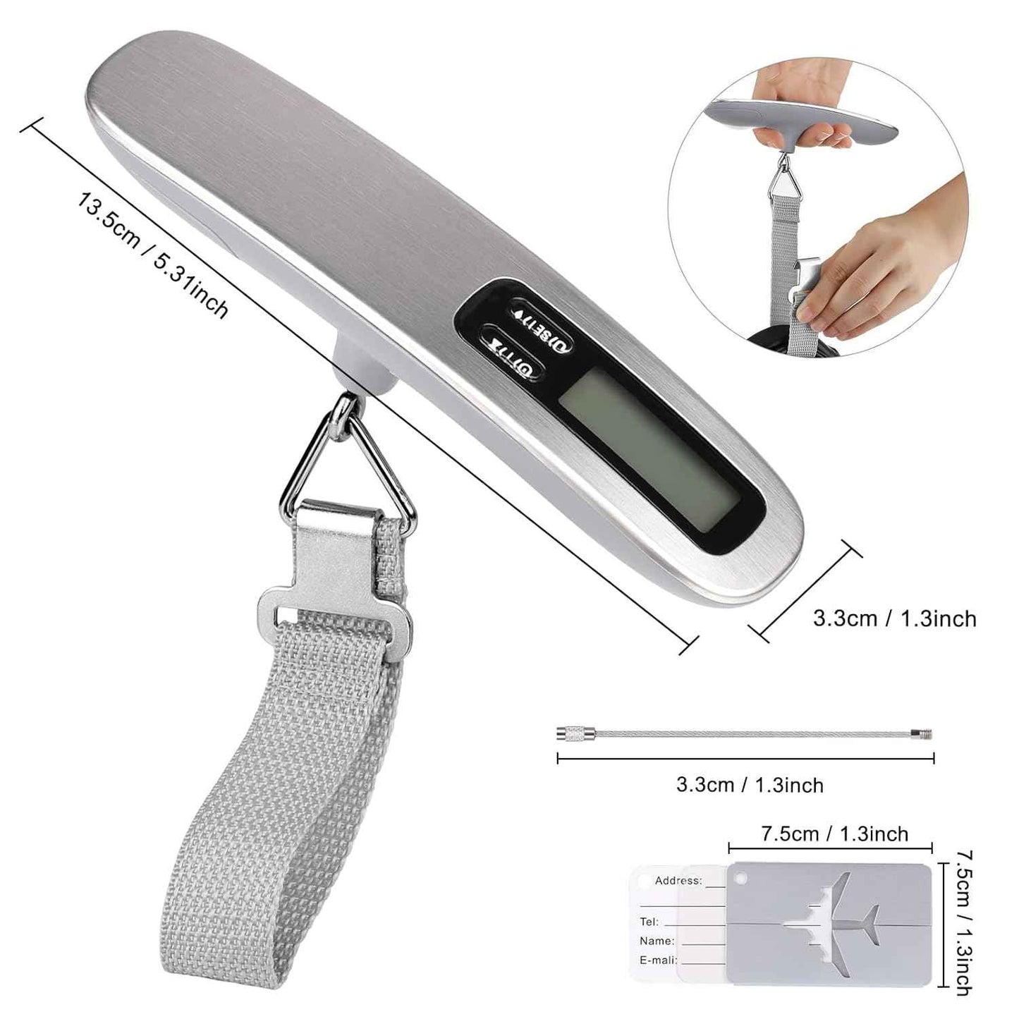 Portable Digital Hook Weight Scale - BD Drop