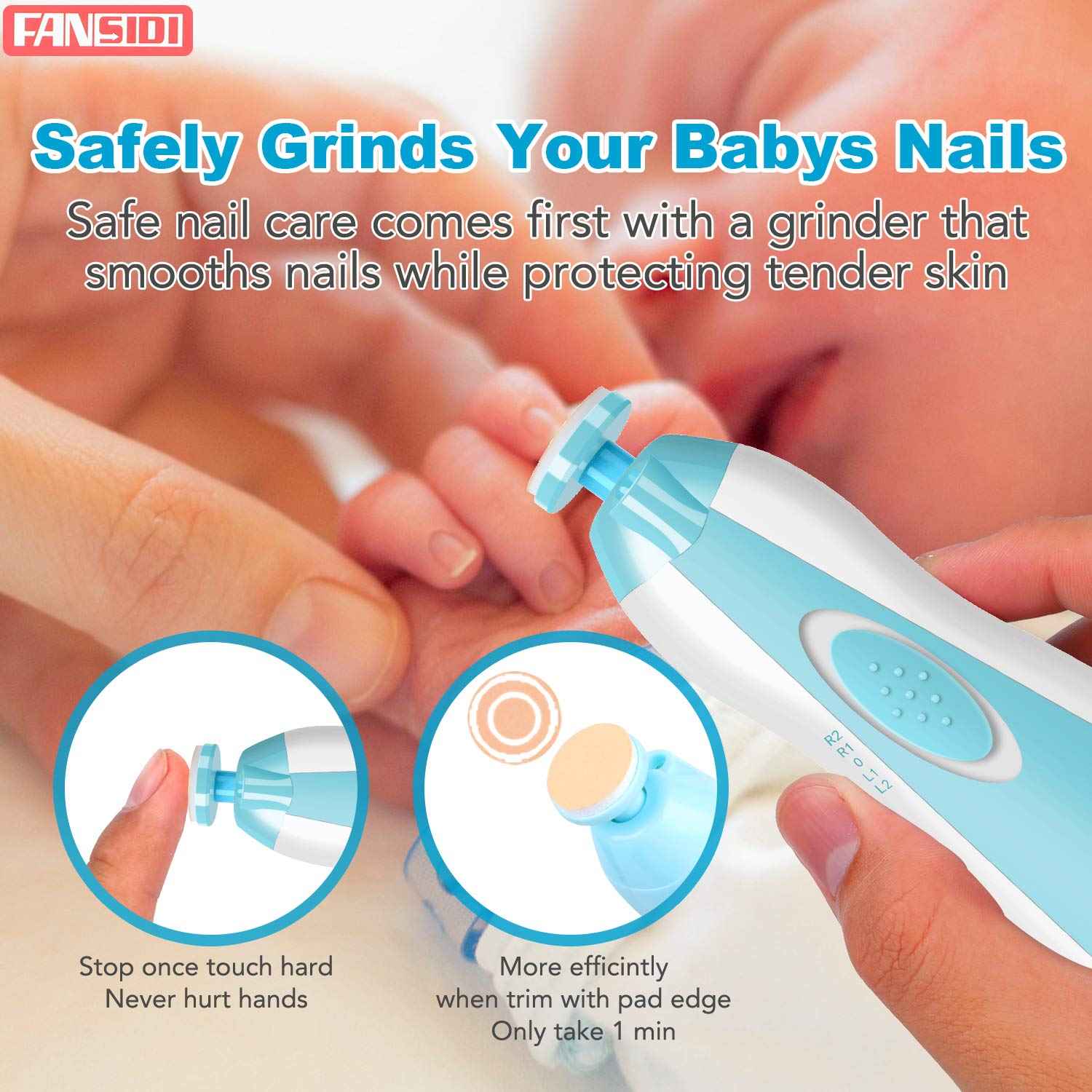 Electric Baby Nail Trimmer - BD Drop