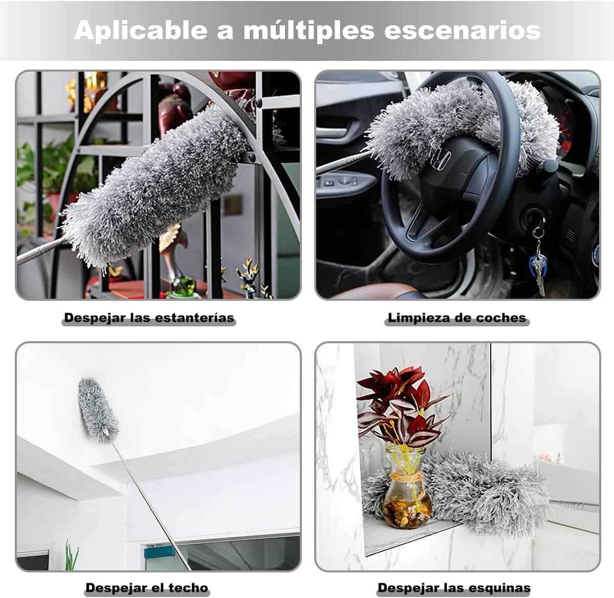 Extendable Duster for High Position Cleaning - BD Drop