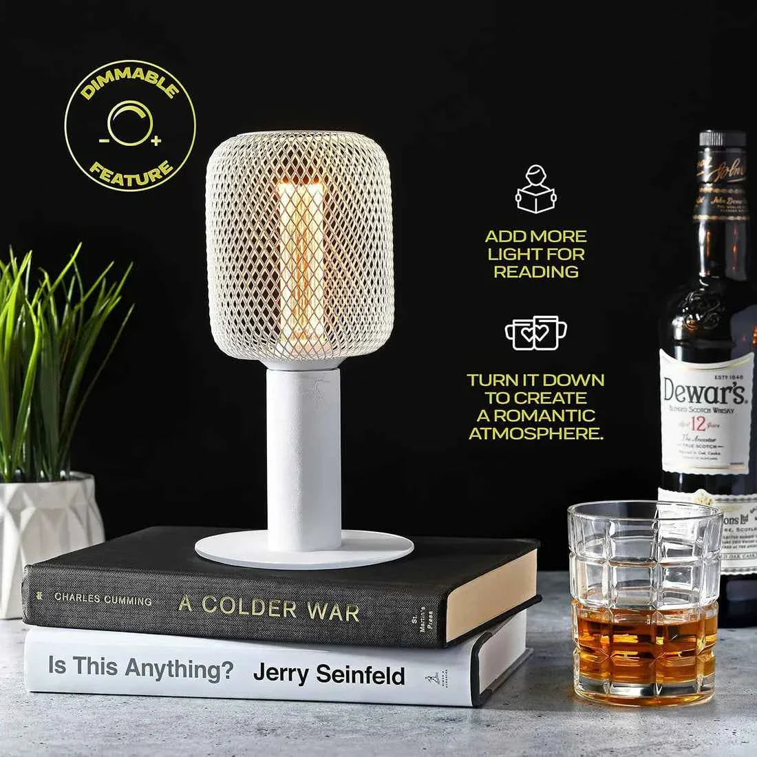 Gold Mesh Drum Lamp - 18.5cm - BD Drop