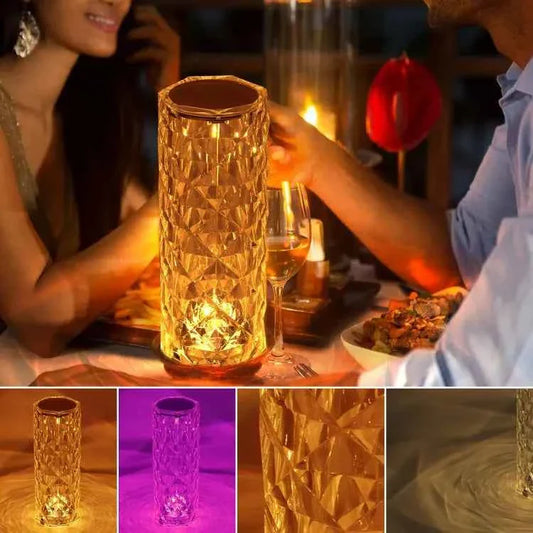 Touch & Remote Control Crystal Lamp (16 Colour) - BD Drop