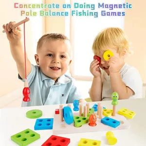 Montessori Magnetic Fish Catching Game
