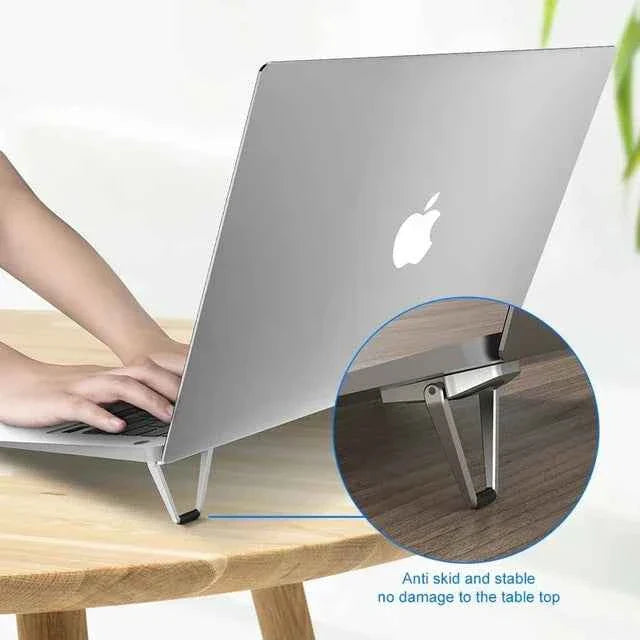 Metal Foldable Portable Laptop Stand (2 pcs) - BD Drop