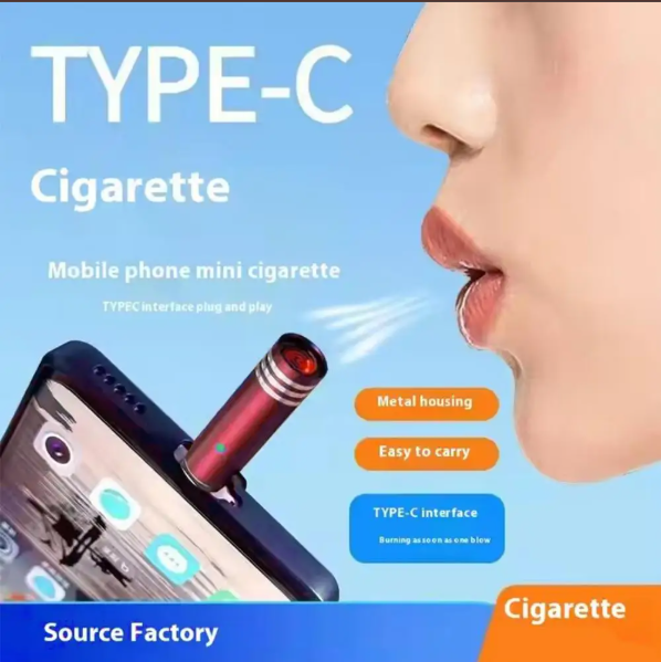 Portable Type-C Cigarette Lighter for On-the-Go Use - BD Drop