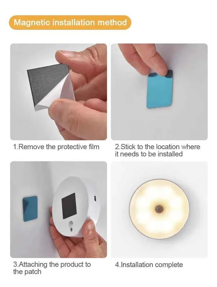 Motion Sensor USB Rechargeable Body Induction Light - BD Drop