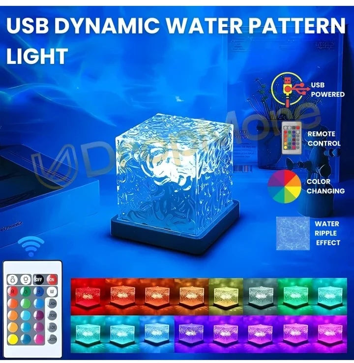 USB Dynamic Water Pattern Light